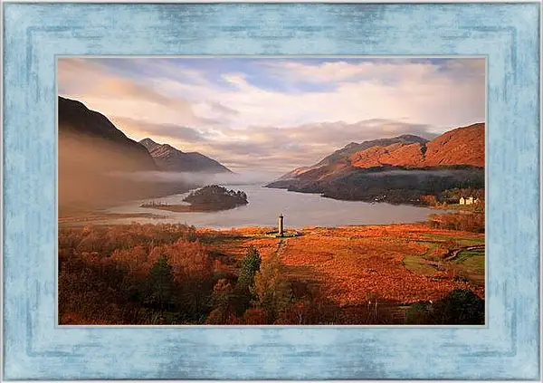 Картина в раме - Осень