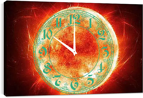 Часы картина - Космос