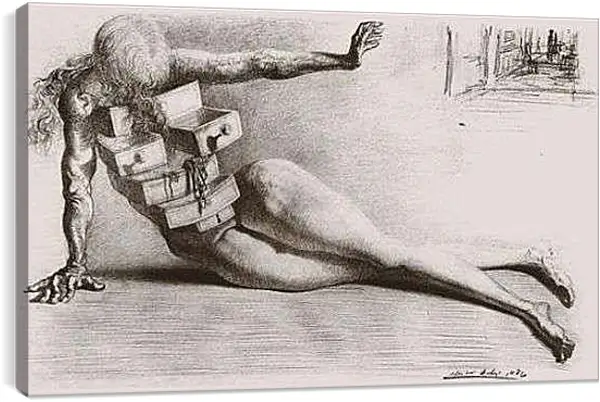 Постер на подрамнике - Netu. Сальвадор Дали