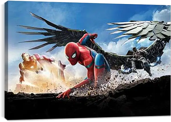 Постер на подрамнике - Человек Паук