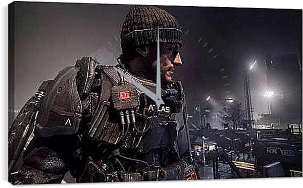 Часы картина - Call Of Duty: Advanced Warfare