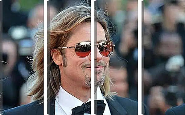 Модульная картина - Брэд Питт. Brad Pitt