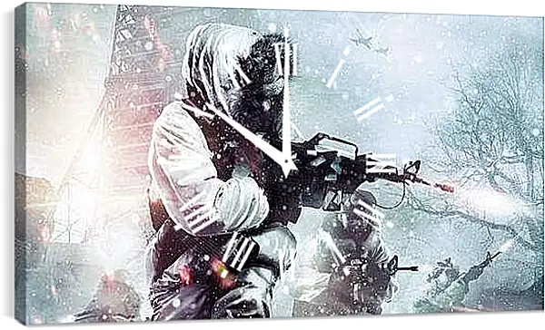Часы картина - Call Of Duty: Black Ops