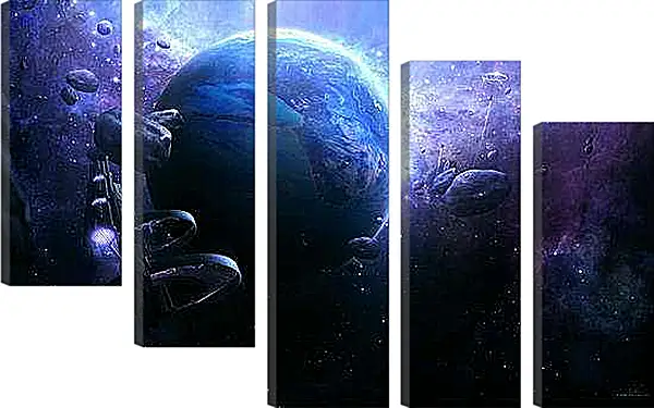 Модульная картина - Космос