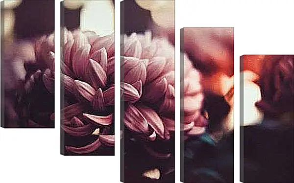 Модульная картина - Нежный цветок