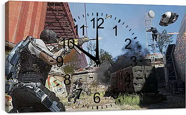Часы картина - Call Of Duty: Advanced Warfare