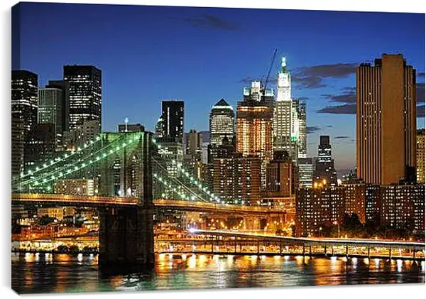 Постер на подрамнике - Нью-Йорк (NEW YORK CITY)
