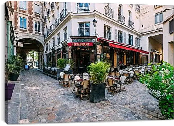 Постер на подрамнике - Кафе Париж