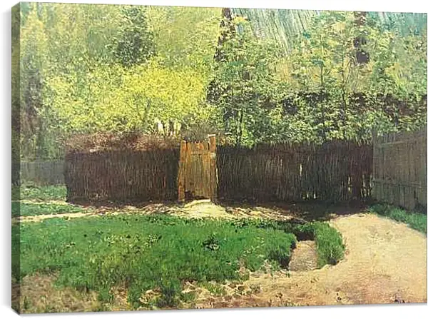 Постер на подрамнике - Первая зелень. Левитан Исаак