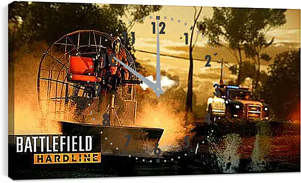Часы картина - Battlefield: Hardline
