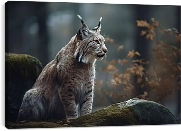 Постер на подрамнике - Рысь