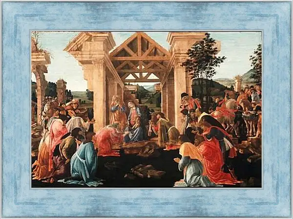 Картина в раме - Birth of jesus (2) Сандро Боттичелли