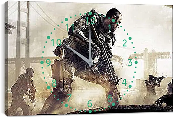 Часы картина - Call Of Duty: Advanced Warfare