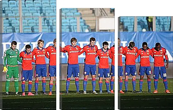 Модульная картина - ФК ЦСКА Москва. FC CSKA Moscow