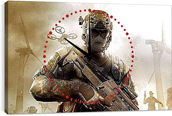 Часы картина - Call Of Duty: Black Ops II