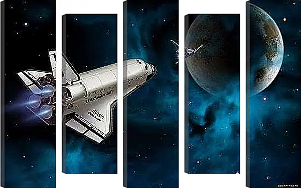 Модульная картина - Космос
