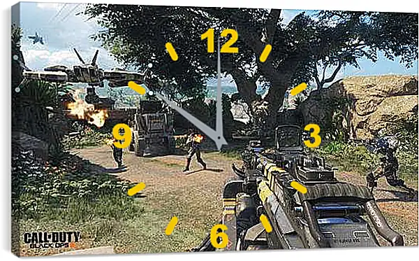 Часы картина - Call Of Duty: Black Ops III