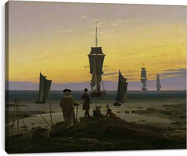 Постер на подрамнике - Этапы жизни. Каспар Давид Фридрих