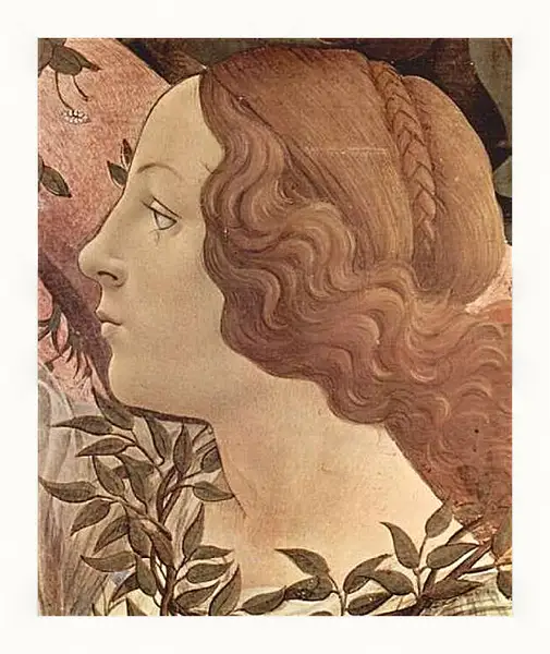 Картина в раме - Birth of  the Venus (detail 2) Сандро Боттичелли