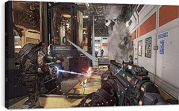 Часы картина - Call Of Duty: Advanced Warfare