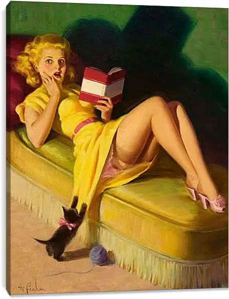 Постер на подрамнике - Котёнок