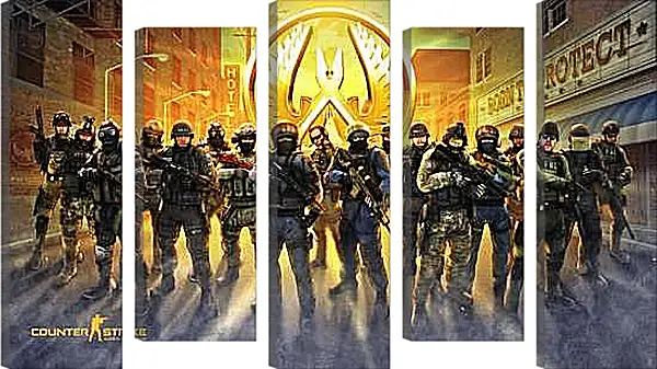 Модульная картина - Агенты Контр Страйк Глобал