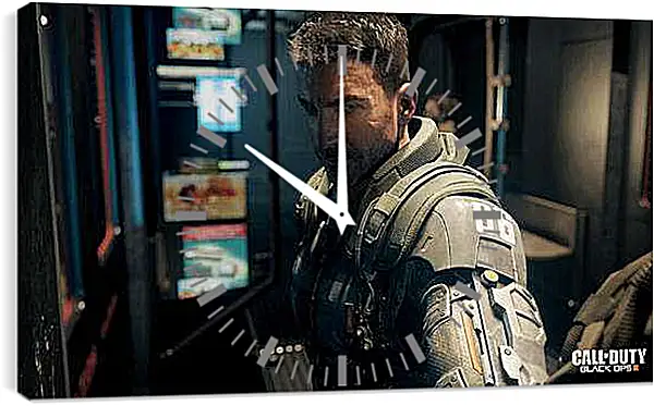 Часы картина - Call Of Duty: Black Ops III