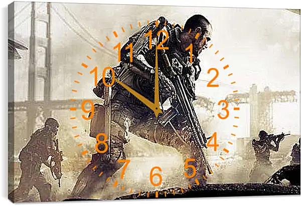 Часы картина - Call Of Duty: Advanced Warfare