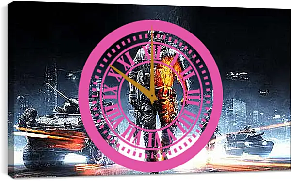 Часы картина - Battlefield 3