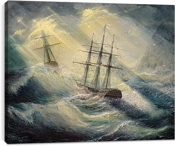 Постер на подрамнике - Шторм