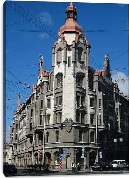 Постер на подрамнике - Москва. Городское учреждение