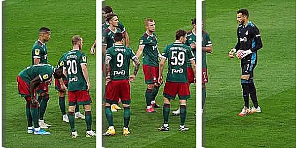 Модульная картина - Перед матчем. ФК Локомотив Москва. FC Lokomotiv Moscow