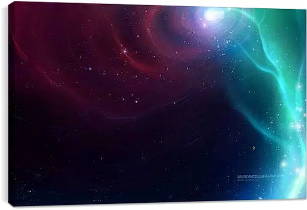 Постер на подрамнике - Космос