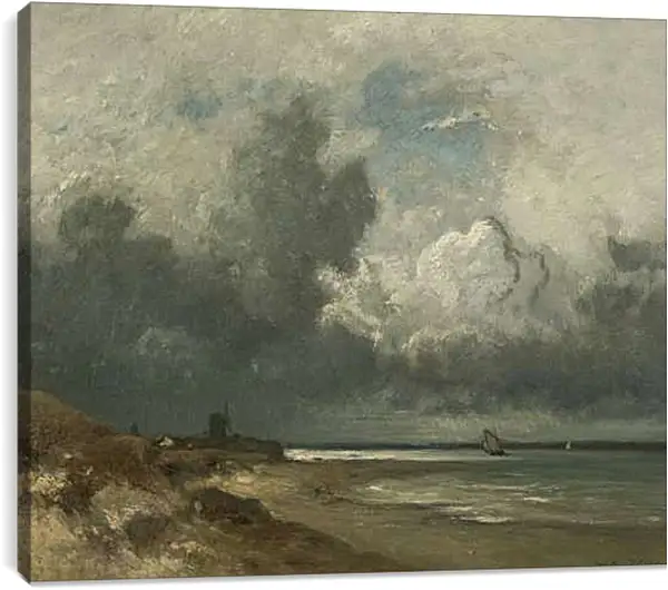 Постер на подрамнике - Le Crotoy. Жюль Дюпре