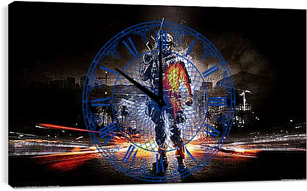 Часы картина - Battlefield 3