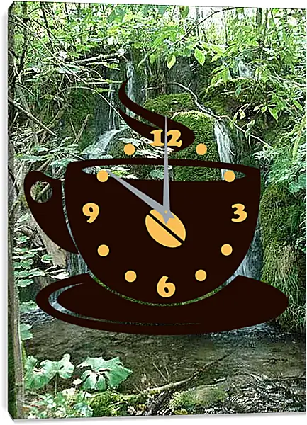 Часы картина - Плитвицкие озера