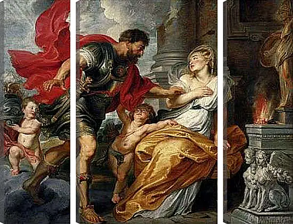 Модульная картина - Марс и Рея Сильвия. Питер Пауль Рубенс