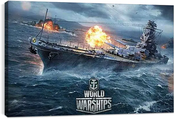 Постер на подрамнике - World Of Warships
