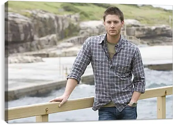 Постер на подрамнике - Дженсен Эклс. Jensen Ackles