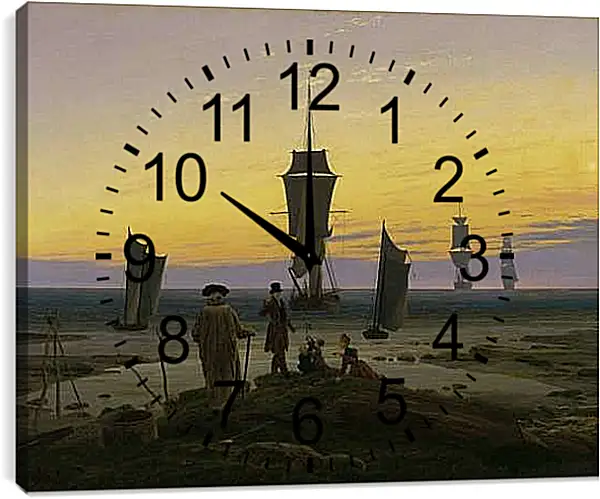 Часы картина - Этапы жизни. Каспар Давид Фридрих