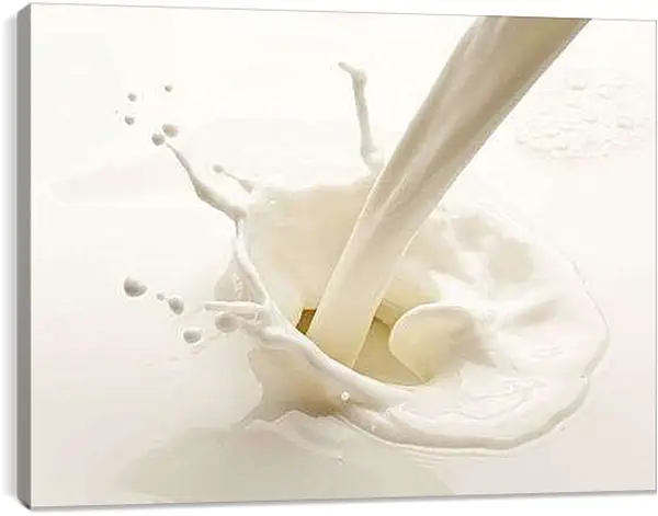 Постер на подрамнике - Молоко. Молочная свежесть.