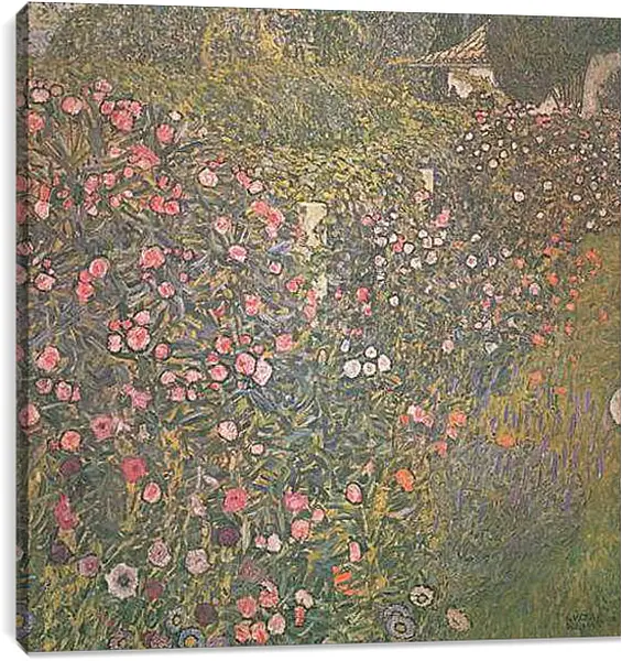 Постер на подрамнике - Italienische Gartenlandschaft. Густав Климт