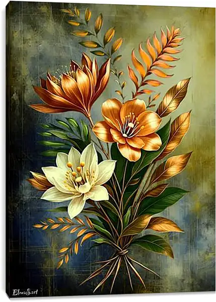 Постер на подрамнике - Flowers 117