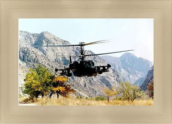 Картина в раме - Вертолет