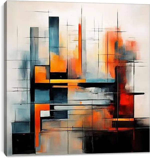 Постер на подрамнике - Абстракция 7