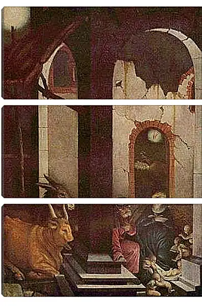 Модульная картина - Geburt Christi. Ханс Бальдунг