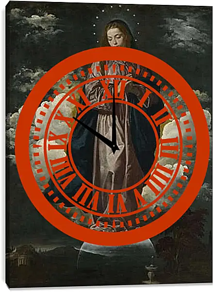 Часы картина - The Immaculate Conception. Диего Веласкес