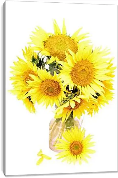 Постер на подрамнике - Подсолнухи