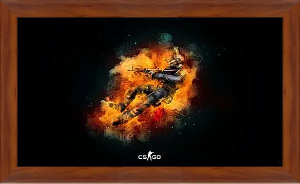 Картина в раме - CS Orange