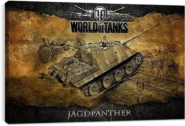 Постер на подрамнике - World Of Tanks